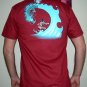 DRAGON SURF Japan Tattoo RONIN T-Shirt L Large RED Limited Edition