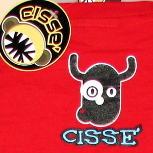 SURREAL FLYING COW CISSE Disco Party Rave T-Shirt Slim Fit Asian XL Red BNWT
