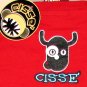SURREAL FLYING COW CISSE Disco Party Rave T-Shirt Slim Fit Asian XL Red BNWT