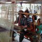 Laotian KHOM JOK Silk Fabric Thai Laos Textile Art 5-2