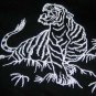 JAPAN TIGER DRAGON Long Sleeve EMBROIDERED T-Shirt XL