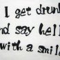 FOOLISH DRUNKARD New RONNIN Japan T-shirt S White BNWT!