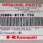 Kawasaki Ninja 650R ER6n ER6f Front Fender Diablo Black 35004-0110-15Q OEM 09-11