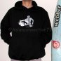 JAPAN SURF New RONIN Hoodie Sweatshirt L/XL Black BNWT!