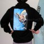 JAPAN SURF New RONIN Hoodie Sweatshirt L/XL Black BNWT!