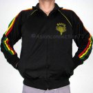 ROOTS New Rasta Pinstripe Retro REGGAE Track Jacket L
