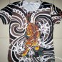 Japanese TIGER IREZUMI Japan Tattoo Art Print Short Sleeve T Shirt Mens M Medium
