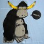 BANANA BRAINS meuh CISSE Ape T-shirt Asian L Red Funky Monkey