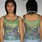 IRISES Van Gogh Long Sleeve Fine Art Print T Shirt Misses Size M Medium