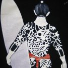 IREZUMI SURFER Japanese RONIN Surf T-Shirt S Cream BNWT