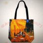 Van Gogh CAFE TERRACE At NIGHT LONG SLEEVE Art Print T Shirt Misses S Small