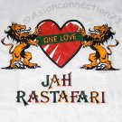 Jah Rastafari ONE LOVE Judah Lions Reggae T-shirt S-XL