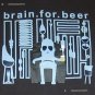 BRAIN FOR BEER Drunkard CISSE T-Shirt Asian XL RED Cheers