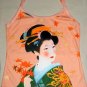 AUTUMN GEISHA Japan Art Print Bag Sling Purse Tote S Small