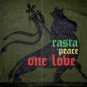 RASTA PEACE ONE LOVE Roots Reggae Lion T-Shirt XXL Green