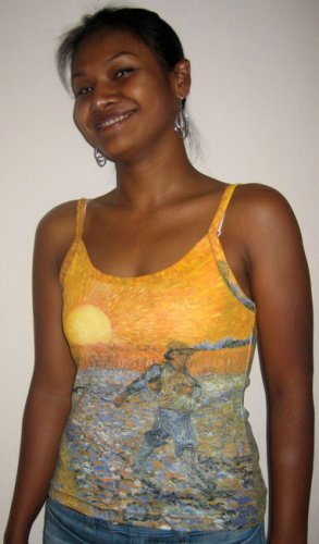 Van Gogh SEMINATORE COL SOLE Art TANK TOP Misses S SMALL