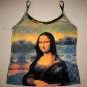 MONA LISA Leonardo Da Vinci Fine Art Print TANK TOP Misses S