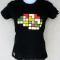 70's LOGIC New CISSE Cap Sleeve T-shirt S Black BNWT!