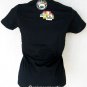 70's LOGIC New CISSE Cap Sleeve T-shirt S Black BNWT!