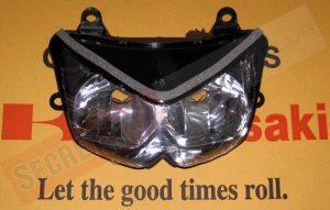 Kawasaki Ninja 250R EX250 Genuine OEM HEADLIGHT Head Light Lamp Assembly 23007-0121 2008-2012