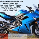 Kawasaki Ninja 650R ER6f OEM Right Lower Fairing Metallic Island BLUE Part 55028-0239-15W 09 10 11