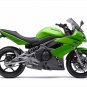 Kawasaki Ninja 650R OEM Left Lower Fairing Candy Lime GREEN Part Number 55028-0238-15P 09 10 11