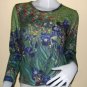 POPPIES Claude Monet Fine Art Print Cap Sleeve T shirt Misses Size S Small
