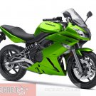 Kawasaki Ninja 650R OEM RH RIGHT TAIL FAIRING Candy Lime Green 36040-0082-15P 09 10 11