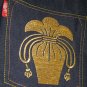 Japanese Lucky Fish Embroidered SOUL OF KOI Jeans 30x32
