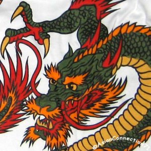 LONG SLEEVE Asian Dragons Irezumi Tattoo T-Shirt M
