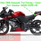 Kawasaki Ninja 250R 36040-5350-H8 OEM Left Tail Fairing Special Edition SE 08 09 10 11