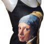 Girl with Pearl Earring Vermeer Fine Art Print Shirt TANK TOP Misses XL