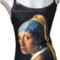 Girl with Pearl Earring Vermeer Fine Art Print Shirt TANK TOP Misses M Medium