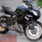 Kawasaki Ninja 650R Aluminum Logo Radiator Guard 09 10 11