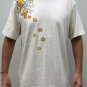 NIPPON Fuji and Flowers RONIN Japan T-Shirt L Cream