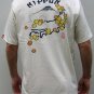 NIPPON Fuji and Flowers RONIN Japan T-Shirt L Cream
