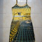 Salvador Dali DISINTEGRATION OF MEMORY Art Print Dress Size S Misses 4-6