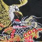EAGLE and DRAGON Japan EMBROIDERED T-Shirt Asian M Blk