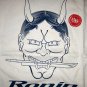 RONIN STREET WEAR Japanese ONI Devil Yakuza T-Shirt S Cream