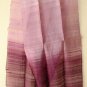Thai Hand Craft Silk Fabric Scarf New PINK and MAROON