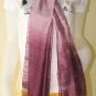 Thai Hand Craft Silk Fabric Scarf New PINK and MAROON