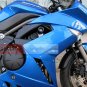 Kawasaki Ninja 650R ER6f OEM Left Lower Fairing Metallic Island BLUE Part 55028-0238-15W 09 10 11