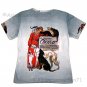 CLINIQUE CHERON New STEINLAN Art Print T Shirt Misses Size S
