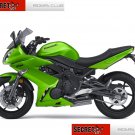 Kawasaki Ninja 650R 36040-0081-15P OEM LH Left TAIL FAIRING Candy Lime Green 09 10 11
