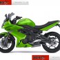 Kawasaki Ninja 650R 36040-0081-15P OEM LH Left TAIL FAIRING Candy Lime Green 09 10 11