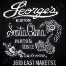 GEORGE'S KUSTOM Embroidered Biker Hot Rod T-Shirt XL