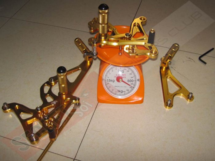 Kawasaki Ninja 650R ER6n ER6f Aluminum RACE REARSETS + Pax Pegs 09 10