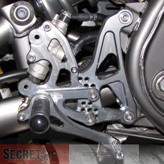 Kawasaki Ninja 650R ER6n ER6f Aluminum RACE REARSETS + Pax Pegs 09 10