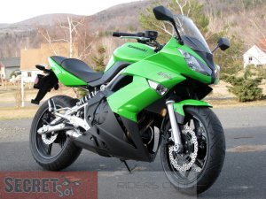 Kawasaki Ninja 650R ER6n New OEM Front Fender LIME GREEN 35004-0110-777