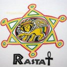 RASTA LION of JUDAH New Roots REGGAE T-shirt XXL White